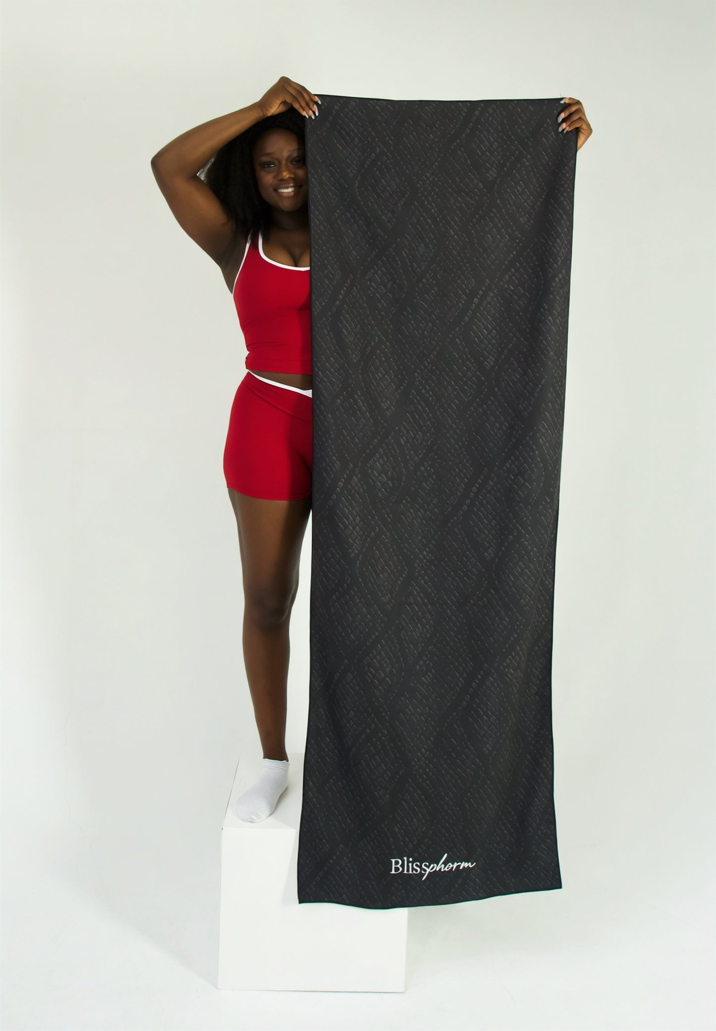 Midnight Snake Mat Towel
