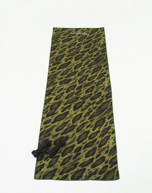 Olive Cheetah Mat Towel